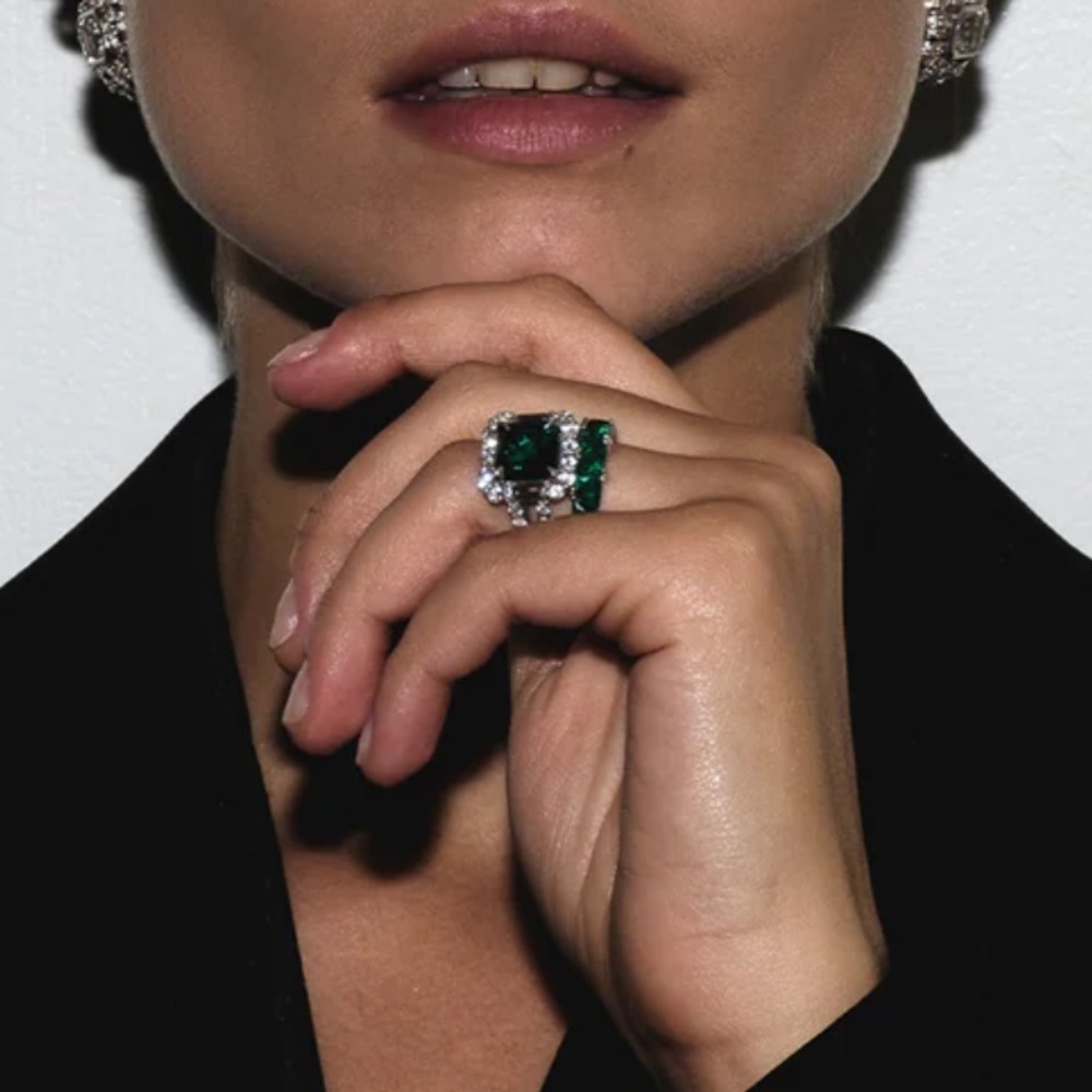 Dorsey Mercer emerald ring